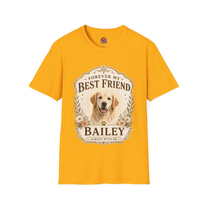 Forever My Best Friend Dog T-Shirt — Personalized Pet Tribute Tee