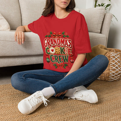 Grandma's Cookie Crew T-Shirt — Festive Christmas Baking Tee