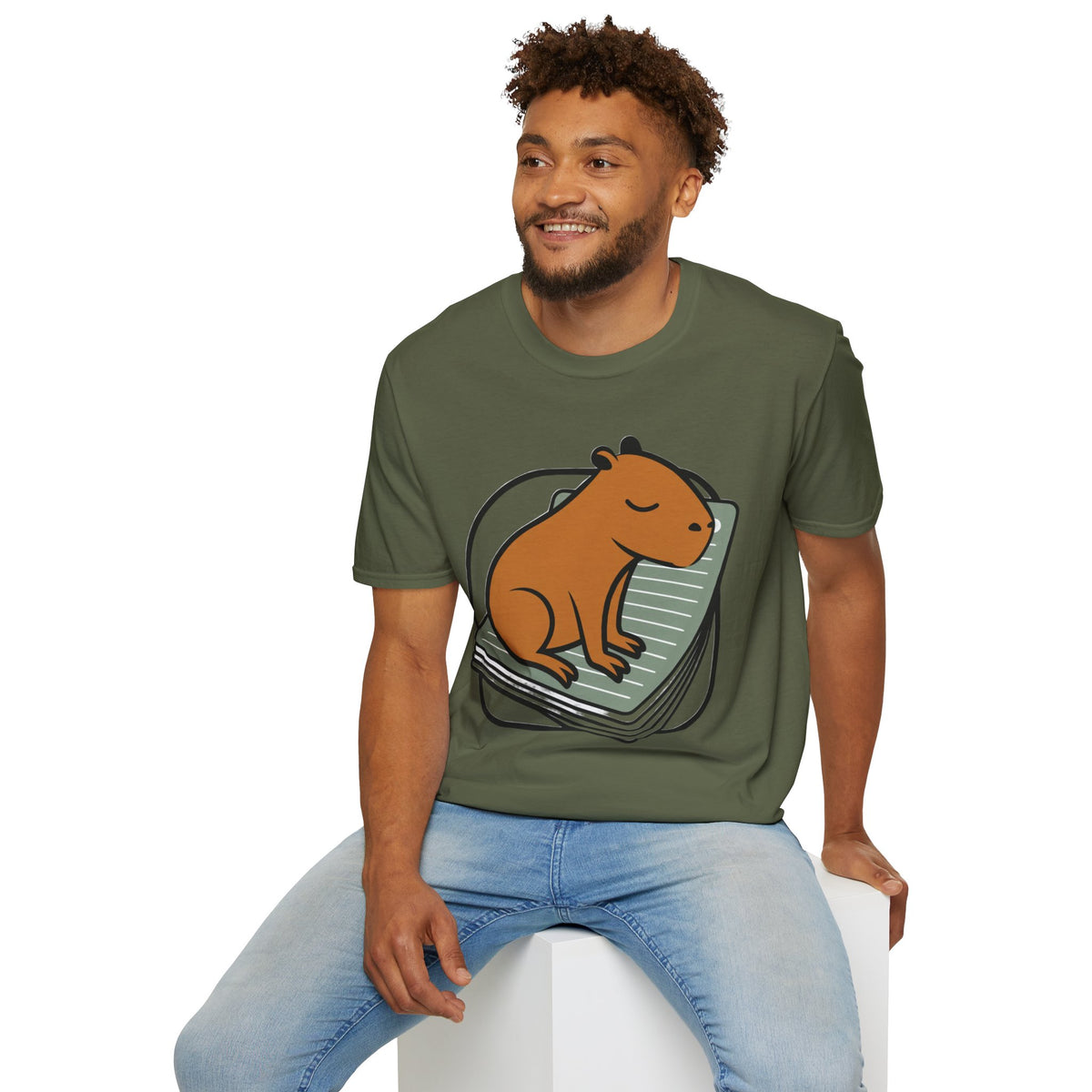 Capybara Nap T-Shirt — Cute Relaxed Capybara Illustration Tee - Trending Now - August 2026