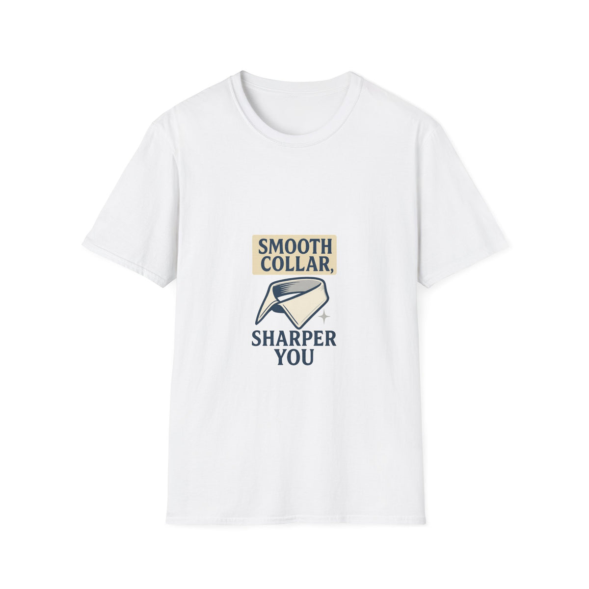 T-Shirt — "Smooth Collar, Sharper You" Razor Graphic Tee - Trending Now - October 2026