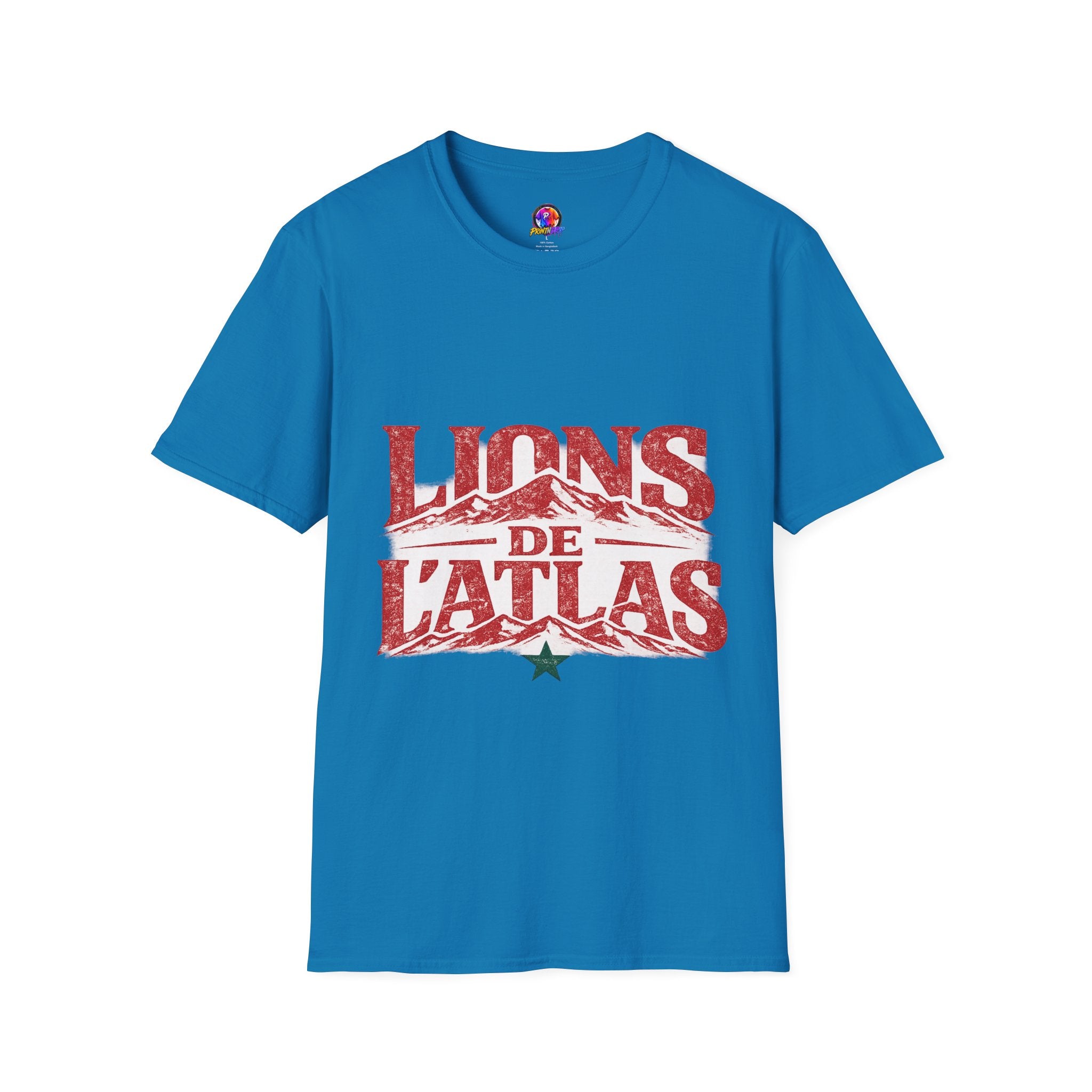 Morocco Lions de Atlas T-Shirt — Vintage Moroccan Atlas Mountain Graphic Tee