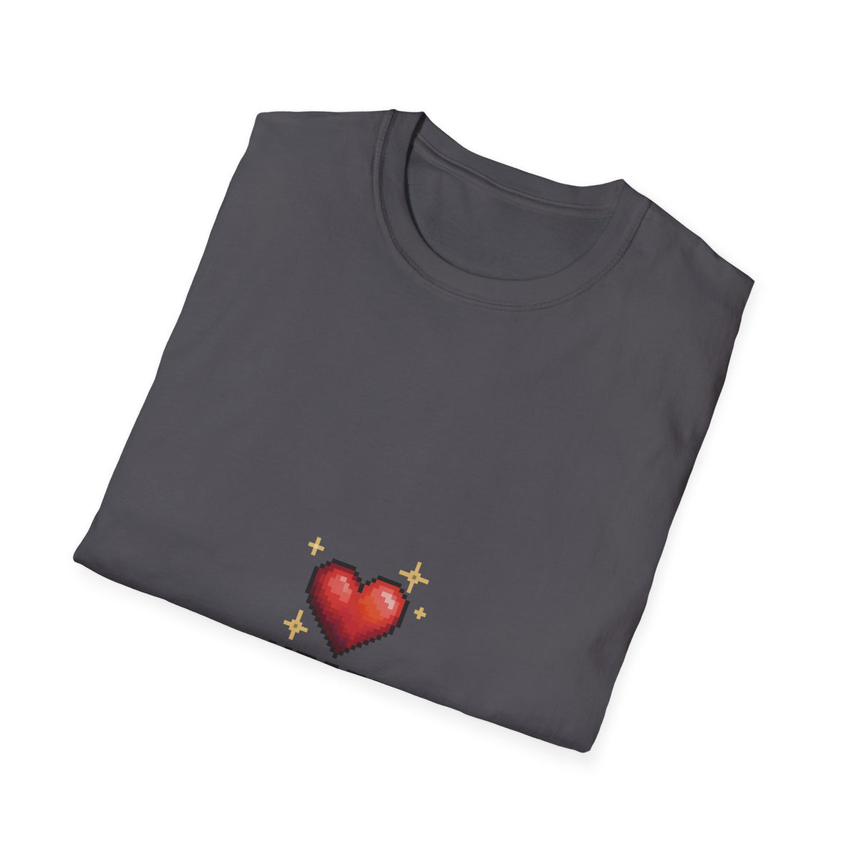 Heart Mode On T-Shirt — Cute Pixel Heart Graphic Tee - Trending Now - October 2026