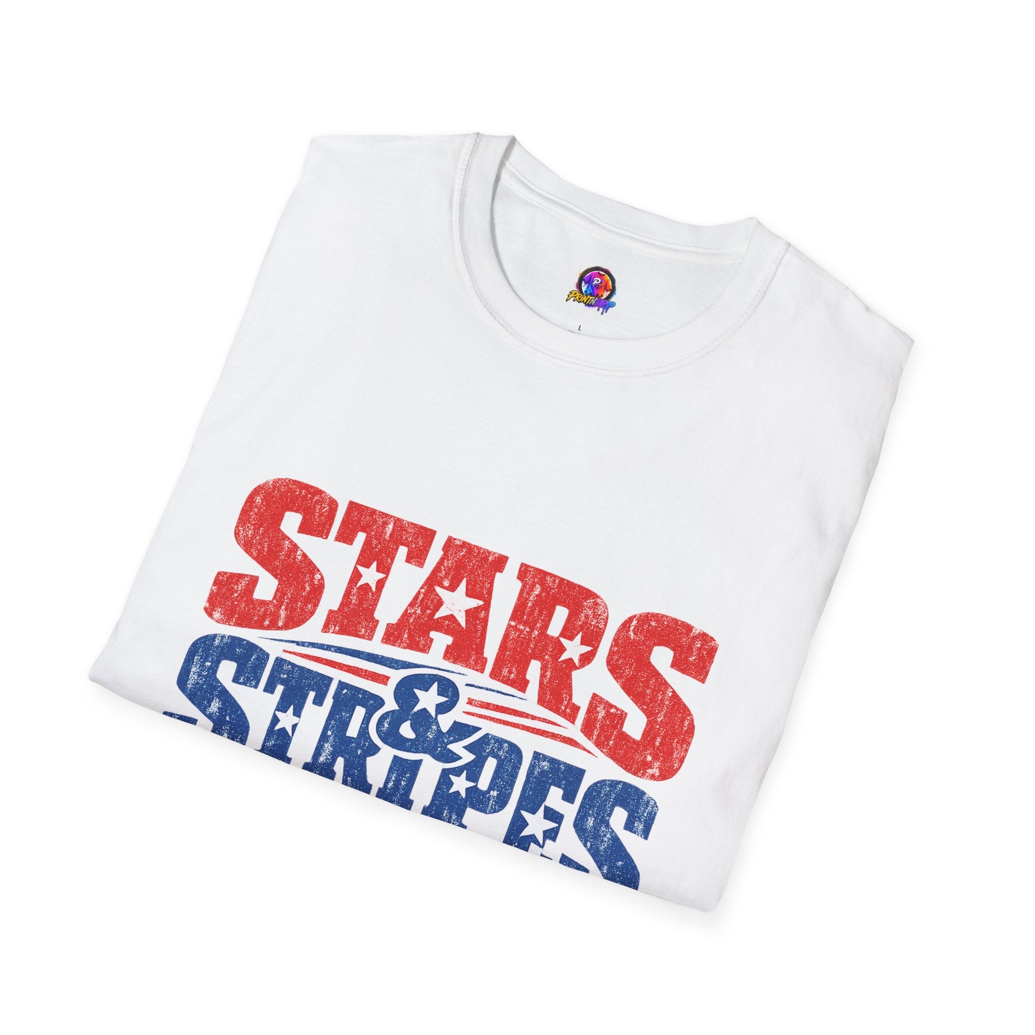 USA Stars & Stripes Forever T-Shirt — Patriotic Red White Blue Graphic Tee