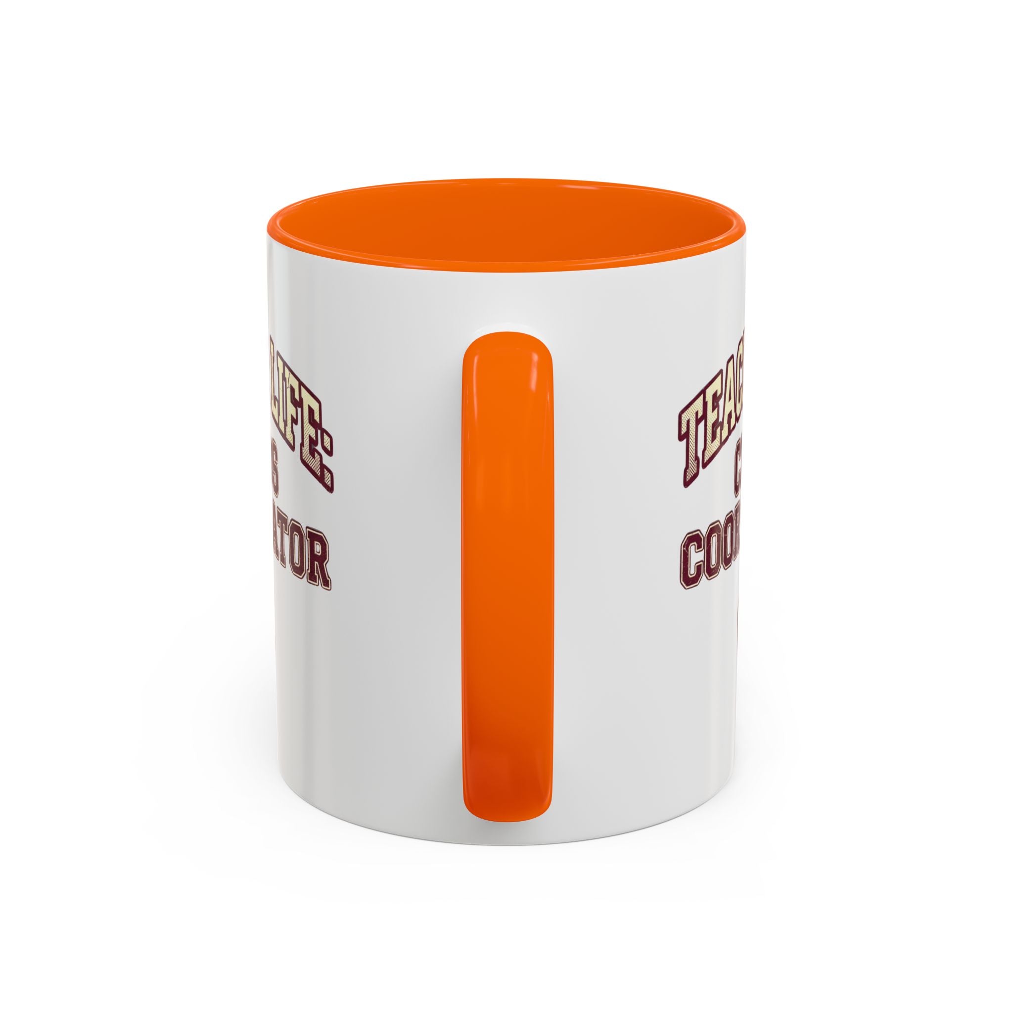 Funny Teacher Life Chaos Coordinator Coffee Mug — Accent Mug