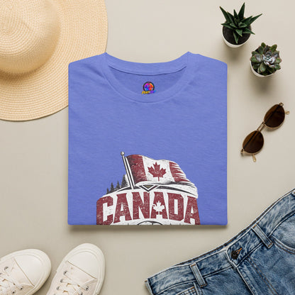 Canada Soccer T-Shirt – Vintage Maple Leaf Flag & Crest