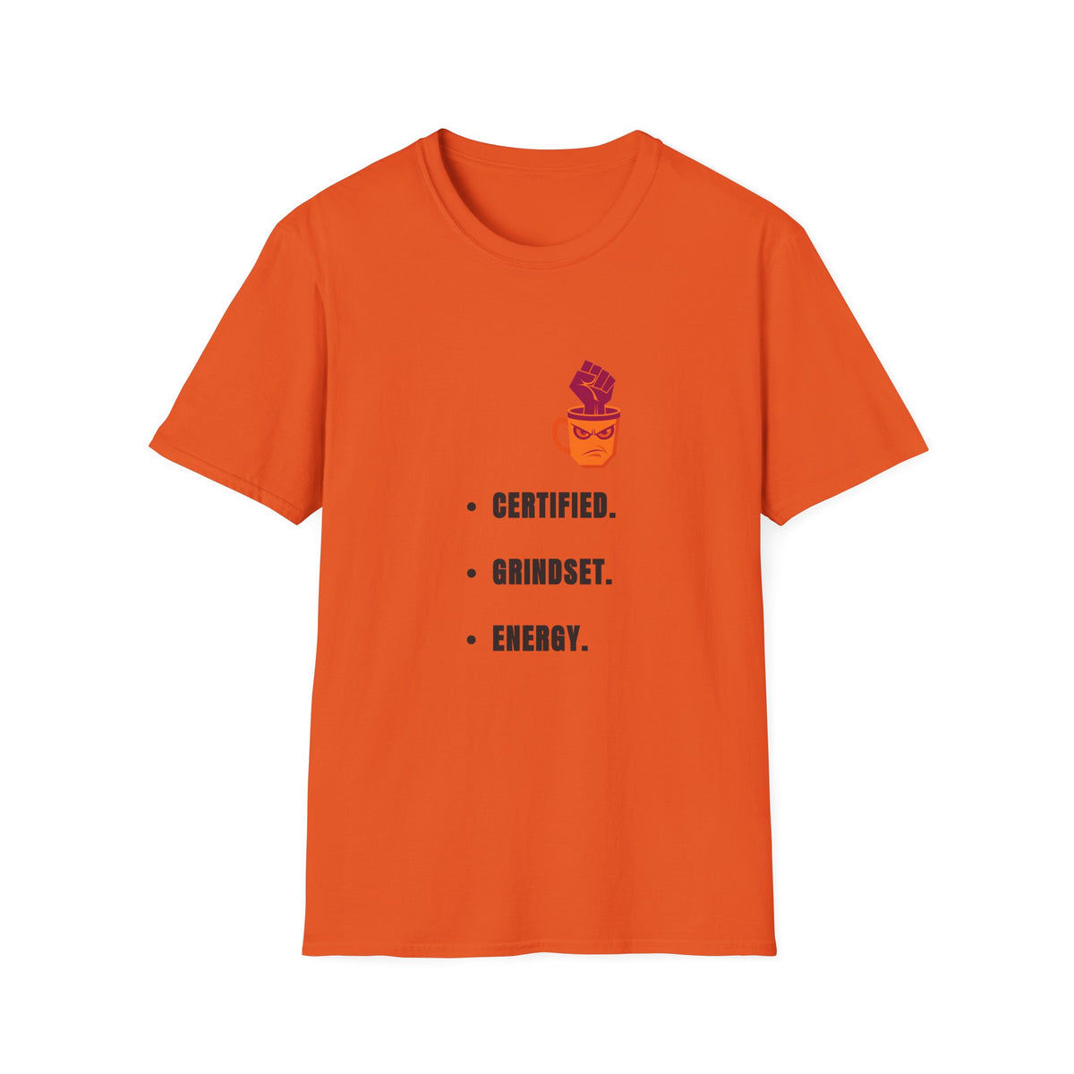 Certified Mindset Tee — "Certified. Mindset. Energy." Motivational Graphic T-Shirt - Trending Now - September 2026