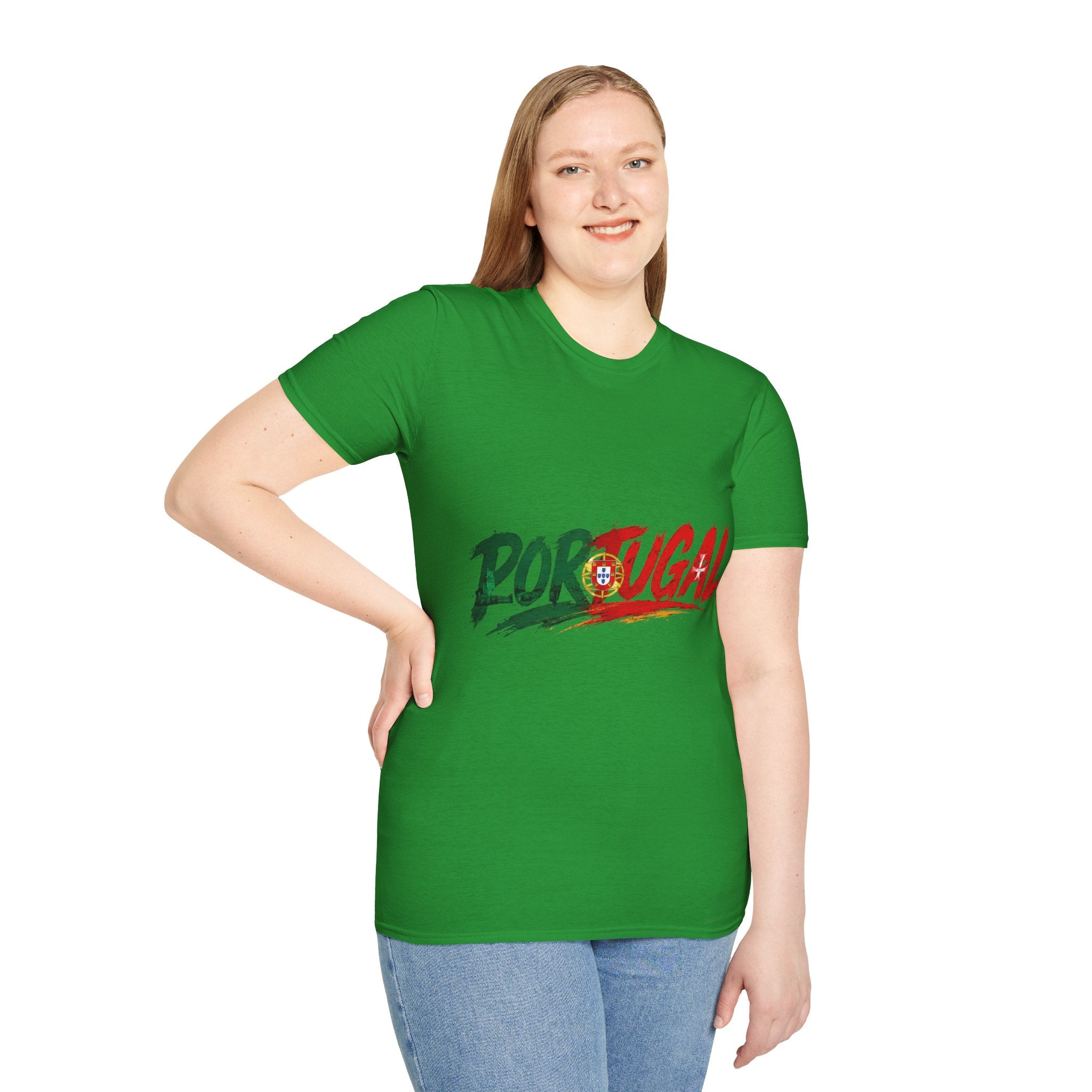 Portugal Flag Script T-Shirt — Portuguese Pride Tee