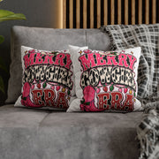 Merry Cowgirl Christmas Pillowcase Modern Day Christmas