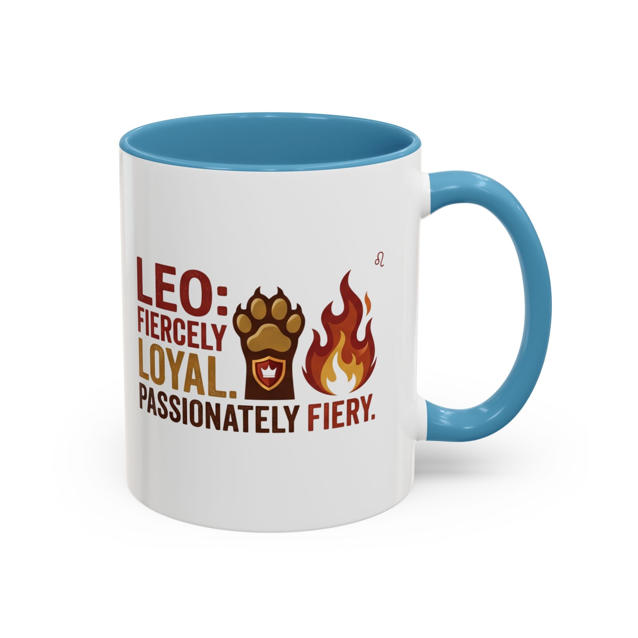 Leo Zodiac Coffee Mug – Fiercely Loyal, Passionately Fiery Accent Mug