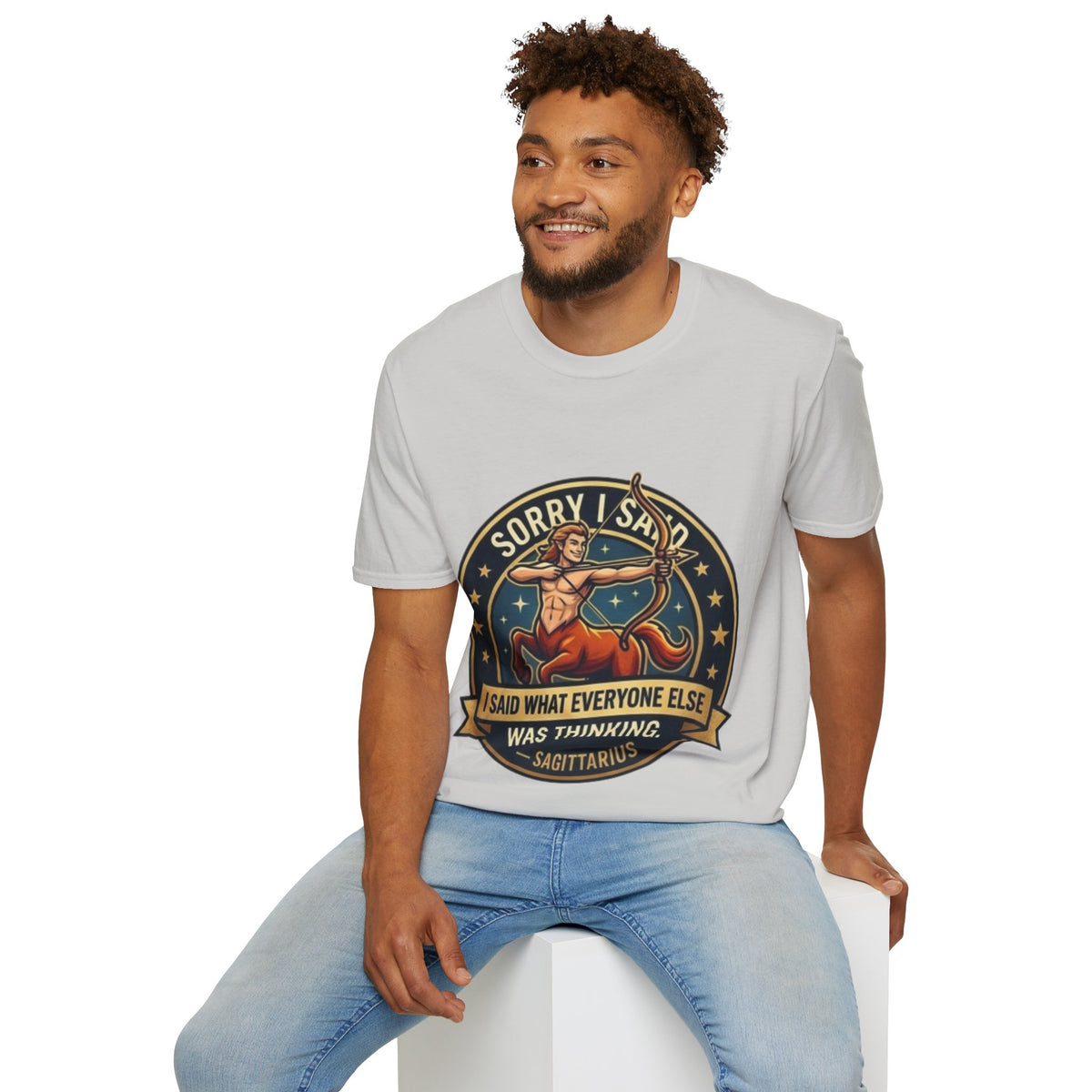 Sagittarius T-Shirt "Sorry I Said What Everyone Else Was Thinking" – Zodiac Archer Graphic Tee