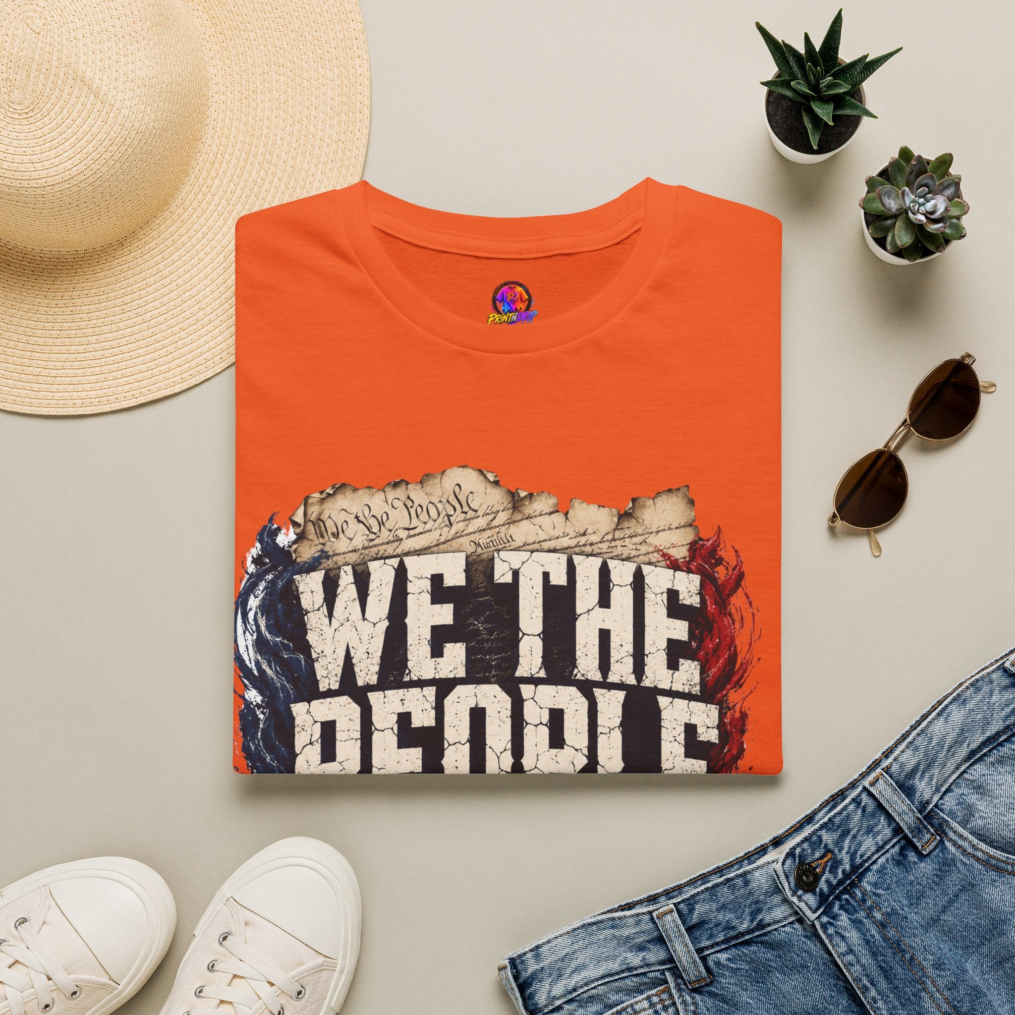 We The People T‑Shirt — Patriotic Americana Tee with ‘We The People’ Design