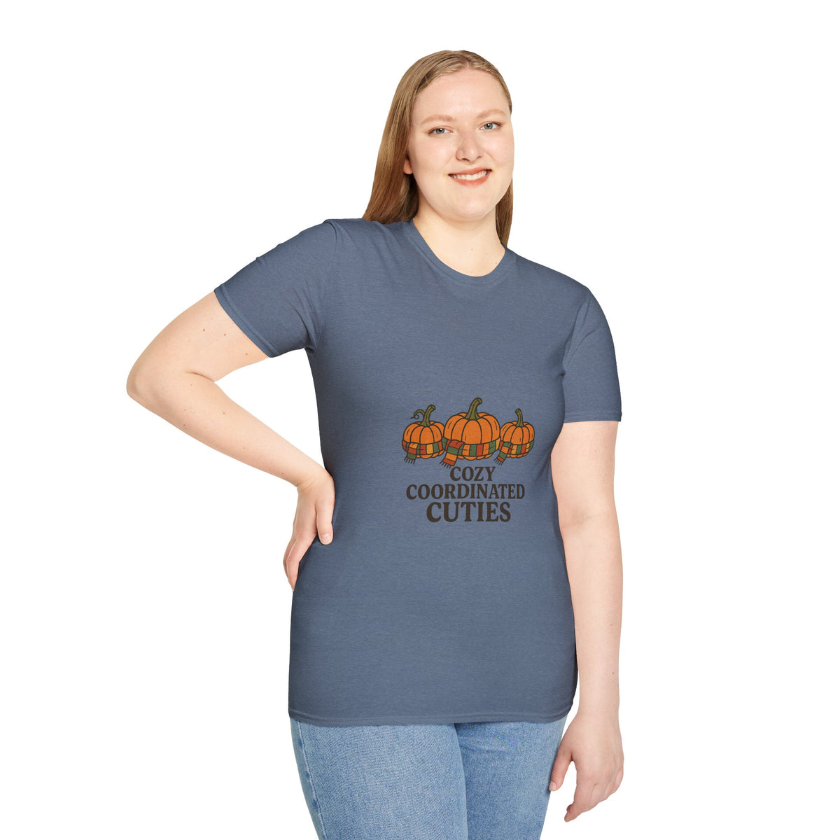 Cozy Coordinated Cuties Pumpkin Fall T-Shirt - Trending Now - October 2026