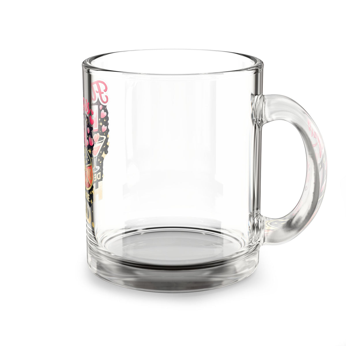 Libra Zodiac Glass Mug - "Flirting is Fun, Decisions Are Hard" Retro Cocktail Graphic