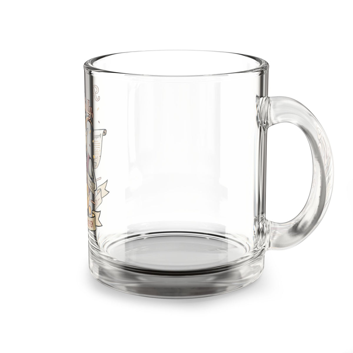 Capricorn Glass Mug — "Respectfully, No. Capricorn Energy" 10oz Horoscope Gift