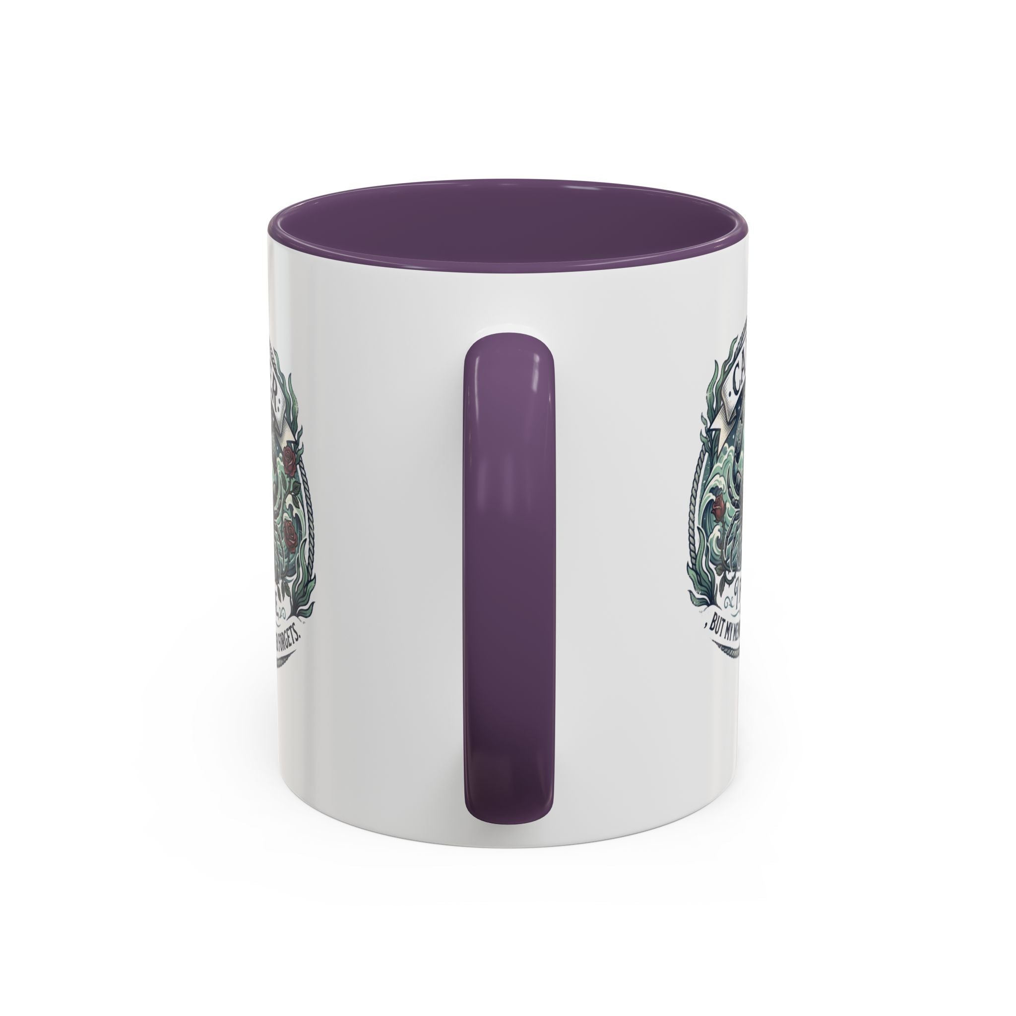 Cancer Zodiac Accent Coffee Mug — 'I Forgive But My Memory Never Forgets' Horoscope Gift