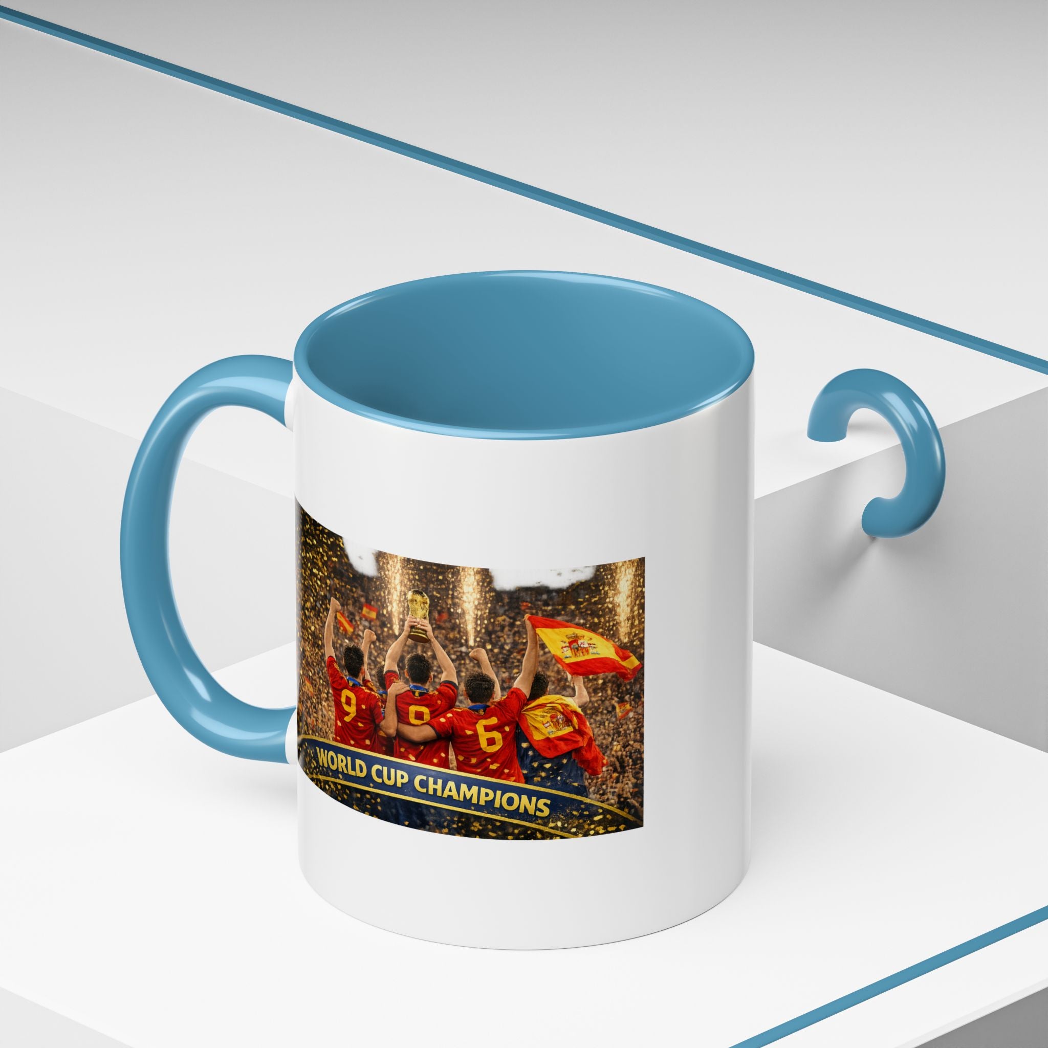World Cup Champions Soccer Coffee Mug — Team Celebration Accent Mug