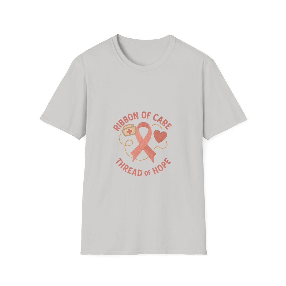 Breast Cancer Awareness T-Shirt – Ribbon of Care, Thread of Hope Graphic - Trending Now - October 2026
