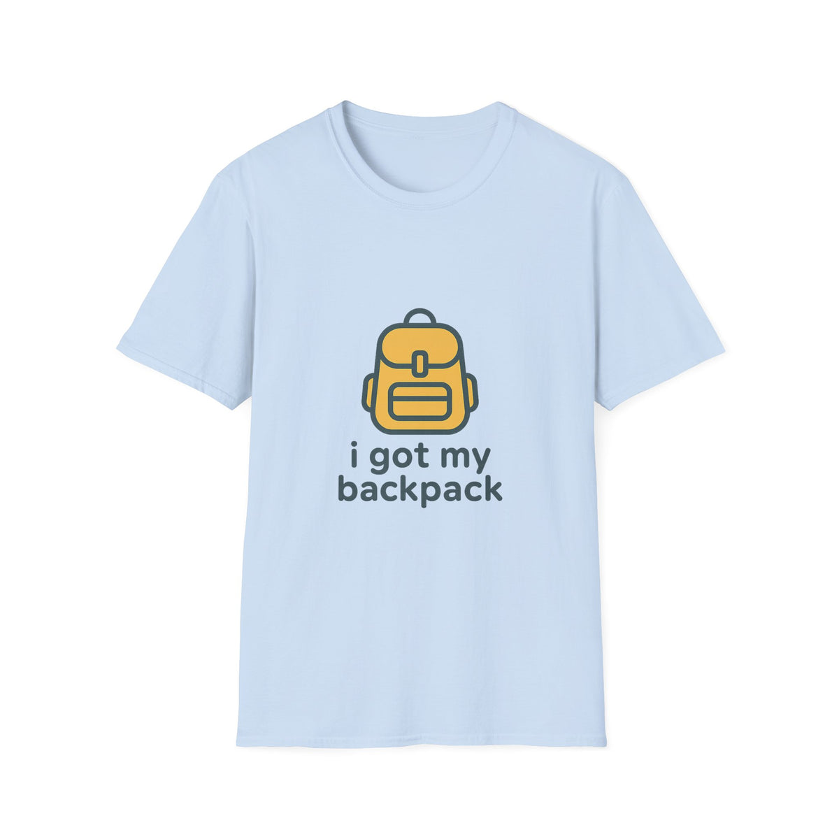 Minimalist Backpack Graphic T‑Shirt – Cute Tiny Backpack Logo Tee - Trending Now - August 2026