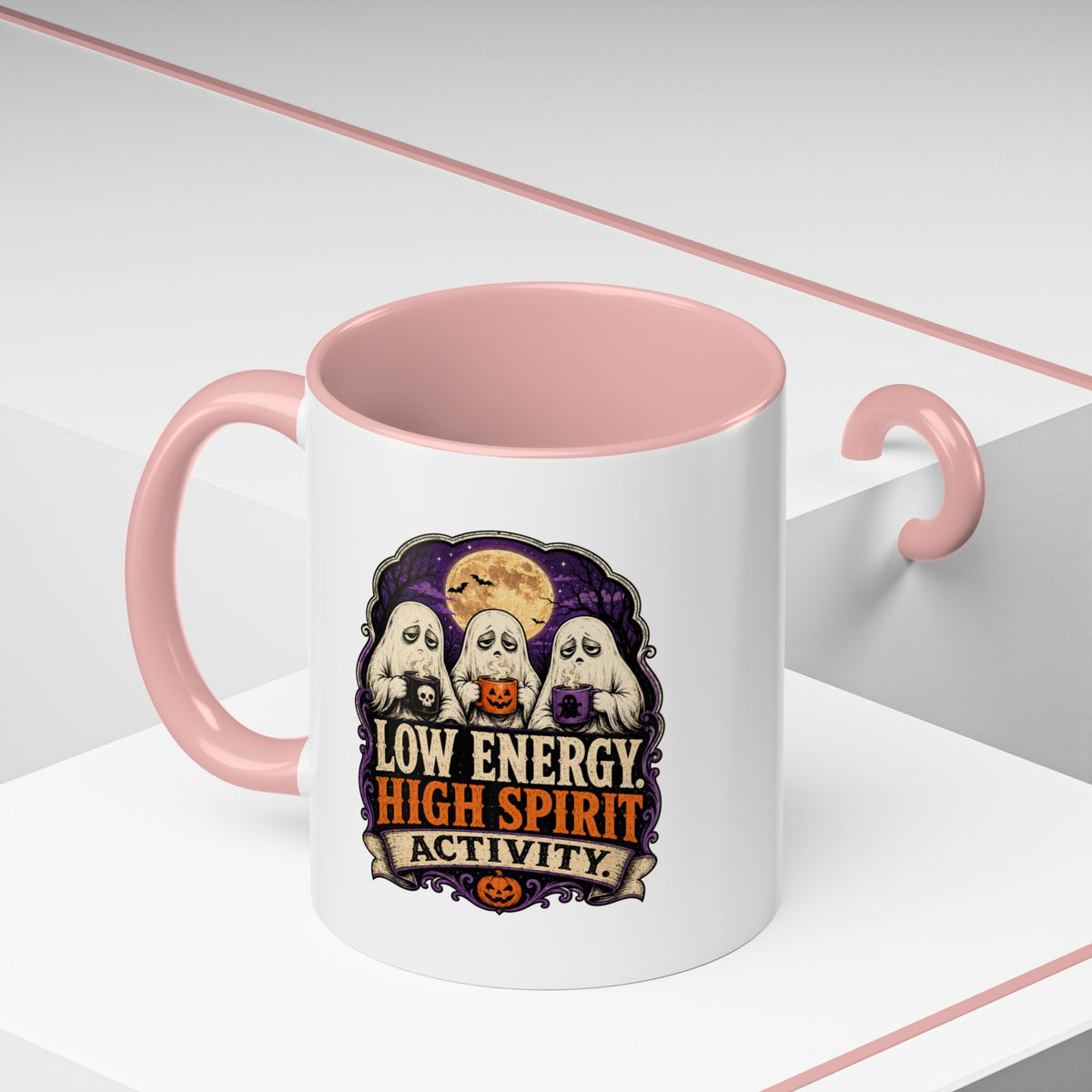Halloween  Low Energy High Spirit Accent Coffee Mug
