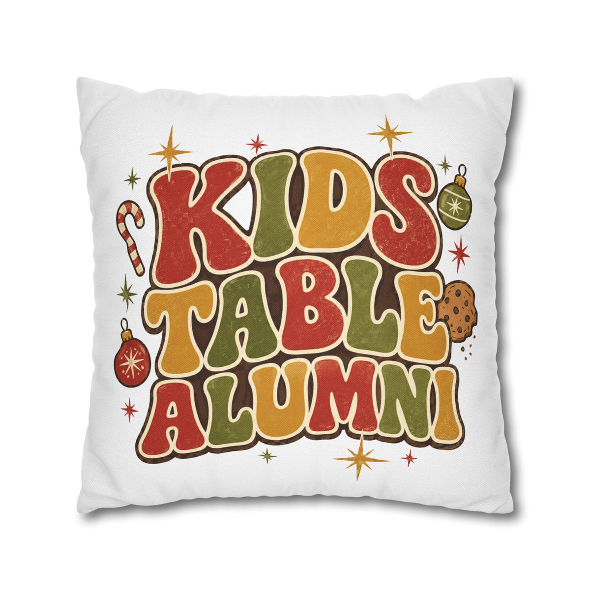Christmas Kids Table Alumni Holiday Pillowcase