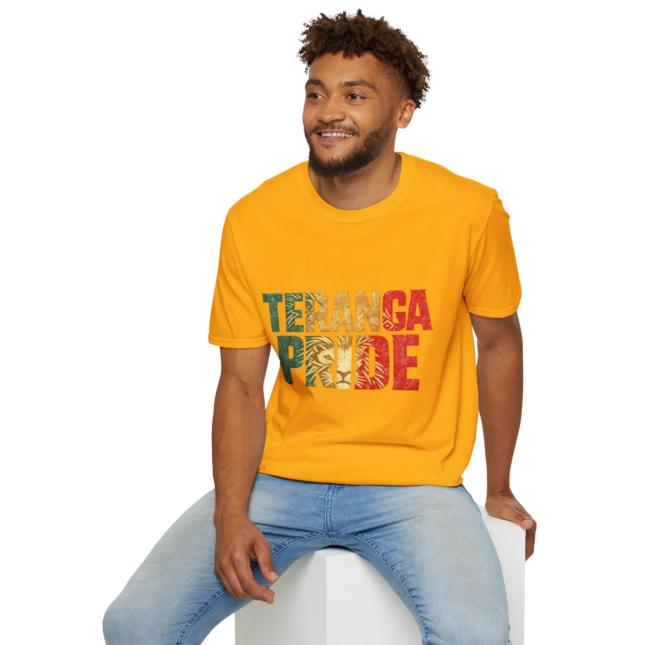 Senegal Teranga Pride T-Shirt — Senegal Flag Colors & Lion Graphic