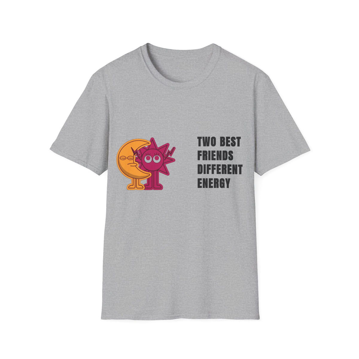 Two Best Friends Different Energy T-Shirt — Cute Cartoon Cat Duo Tee - Trending Now - September 2026