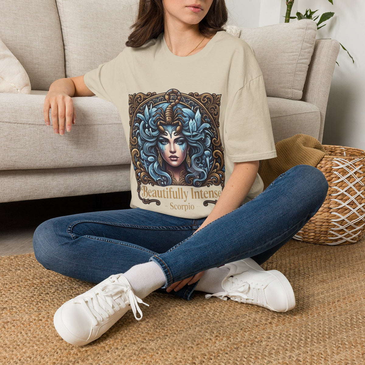 Scorpio Astrology T-Shirt — "Beautifully Intense" Zodiac Graphic Tee