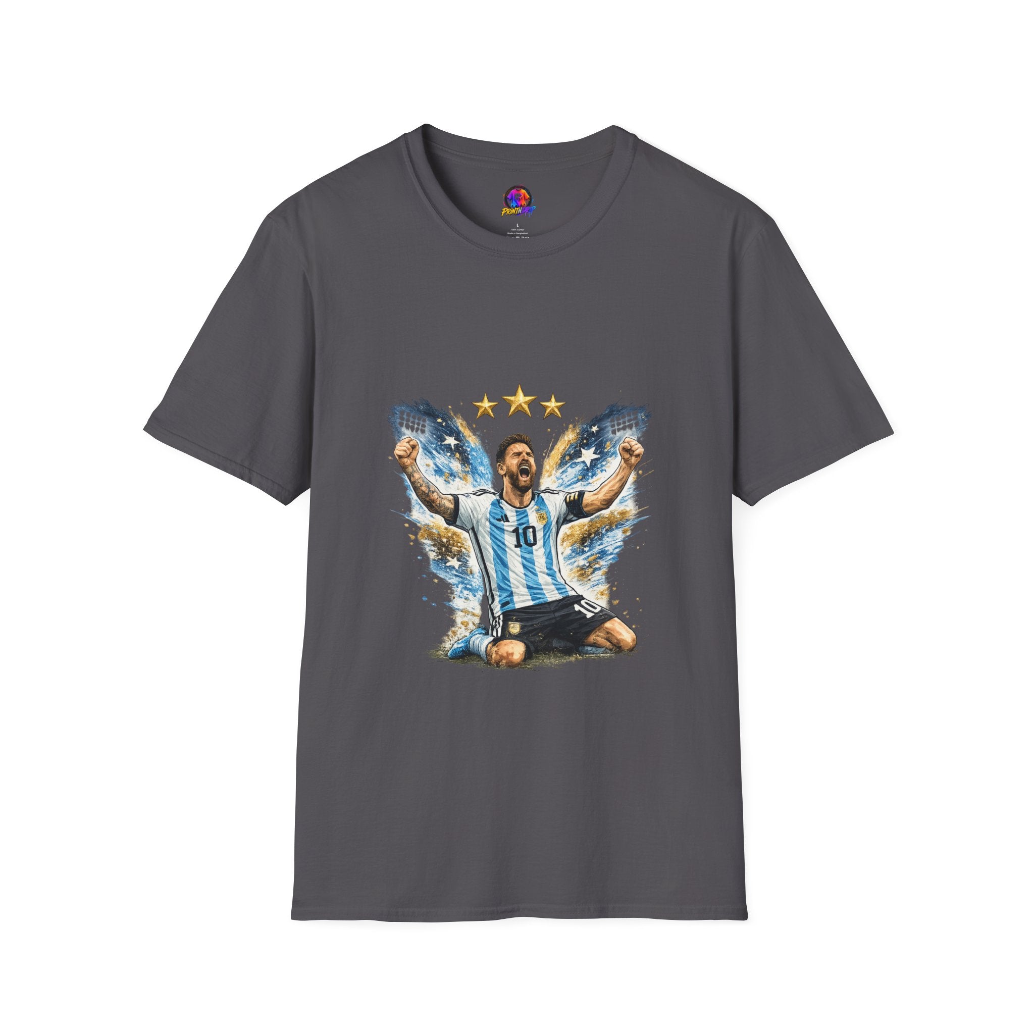 Argentina Soccer Legend Argentina T-Shirt — Celebratory Messi Design