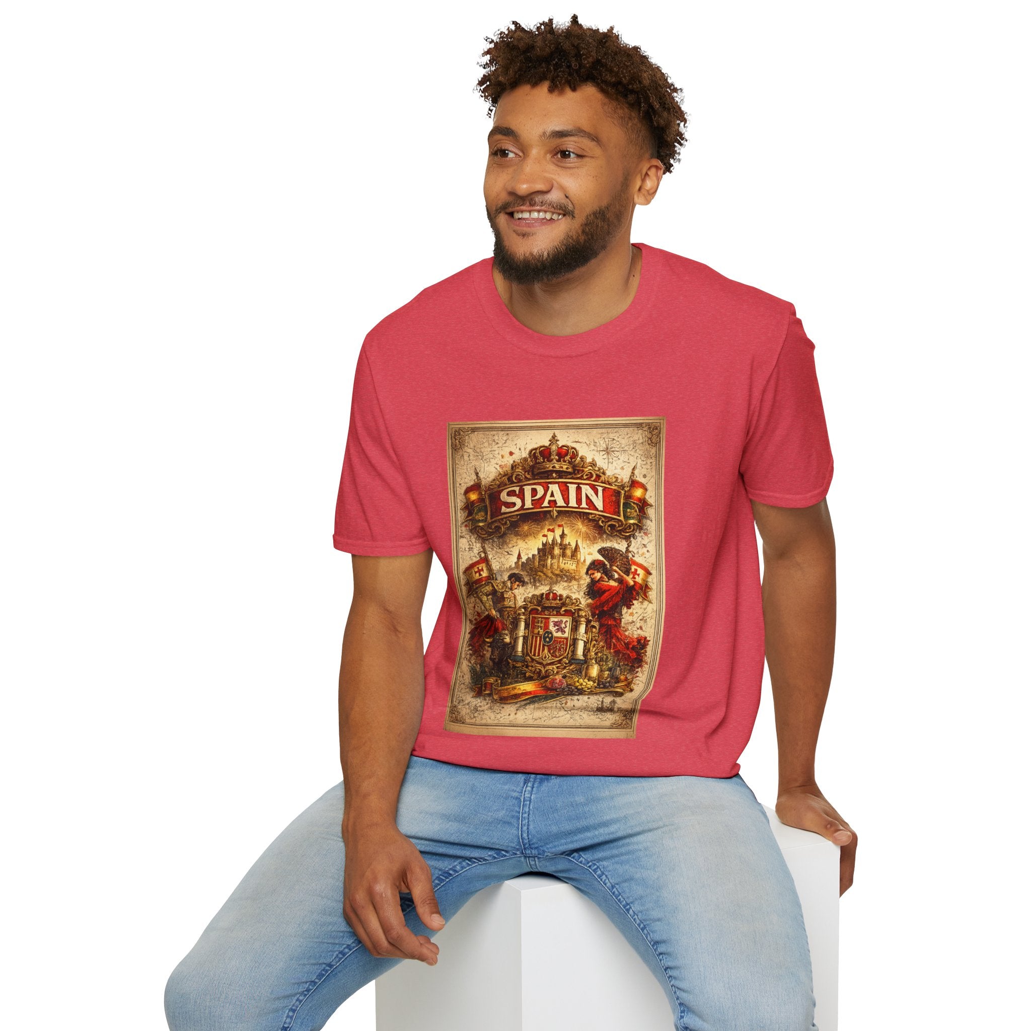 Spain Vintage Travel Graphic T‑Shirt — Retro Spanish Landmark Tee