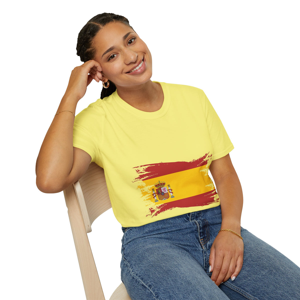 Spain Flag T-Shirt — Distressed Spanish Flag Graphic Tee