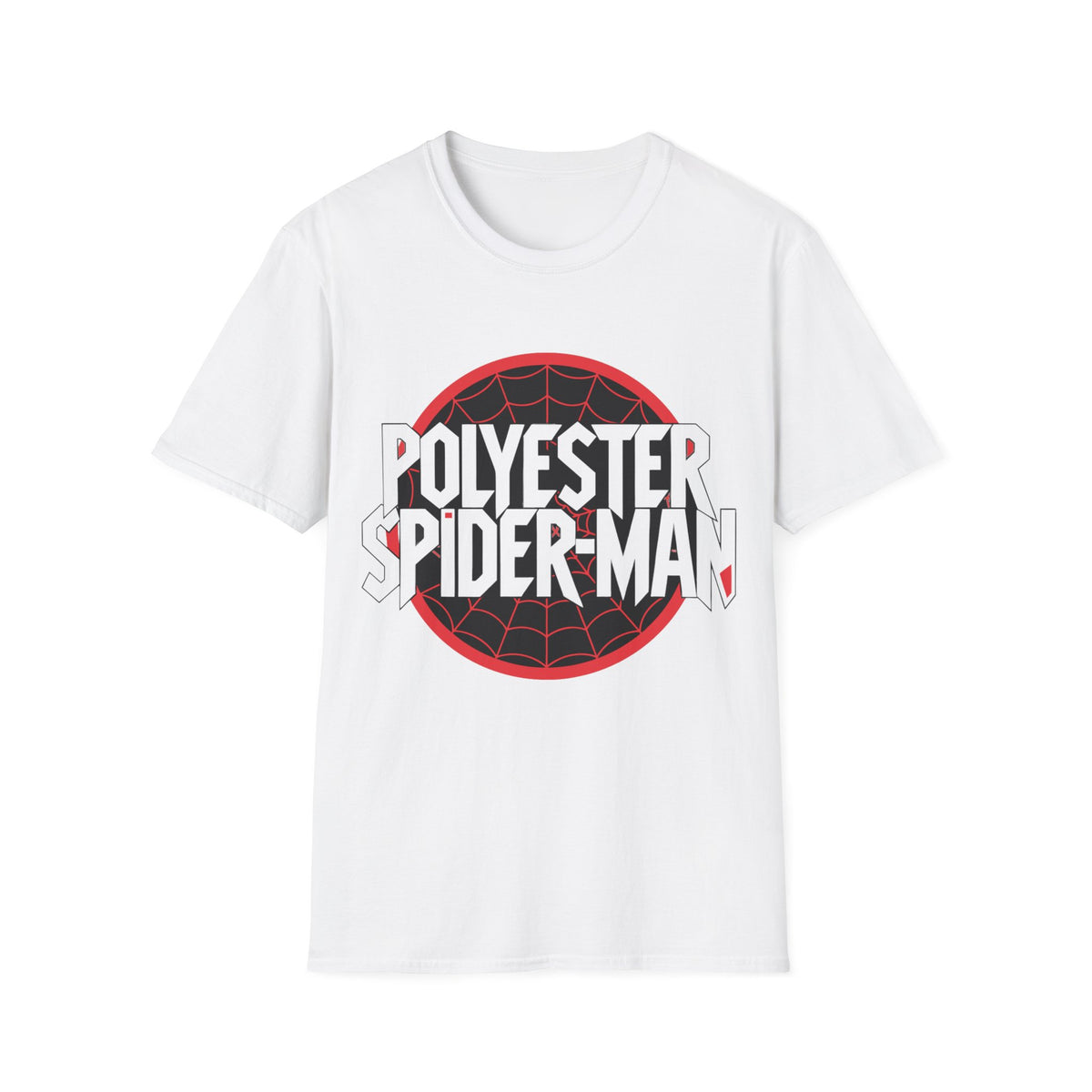 Polyester Spider-Man T-Shirt — Retro Web Logo Graphic Tee - Trending Now - August 2026