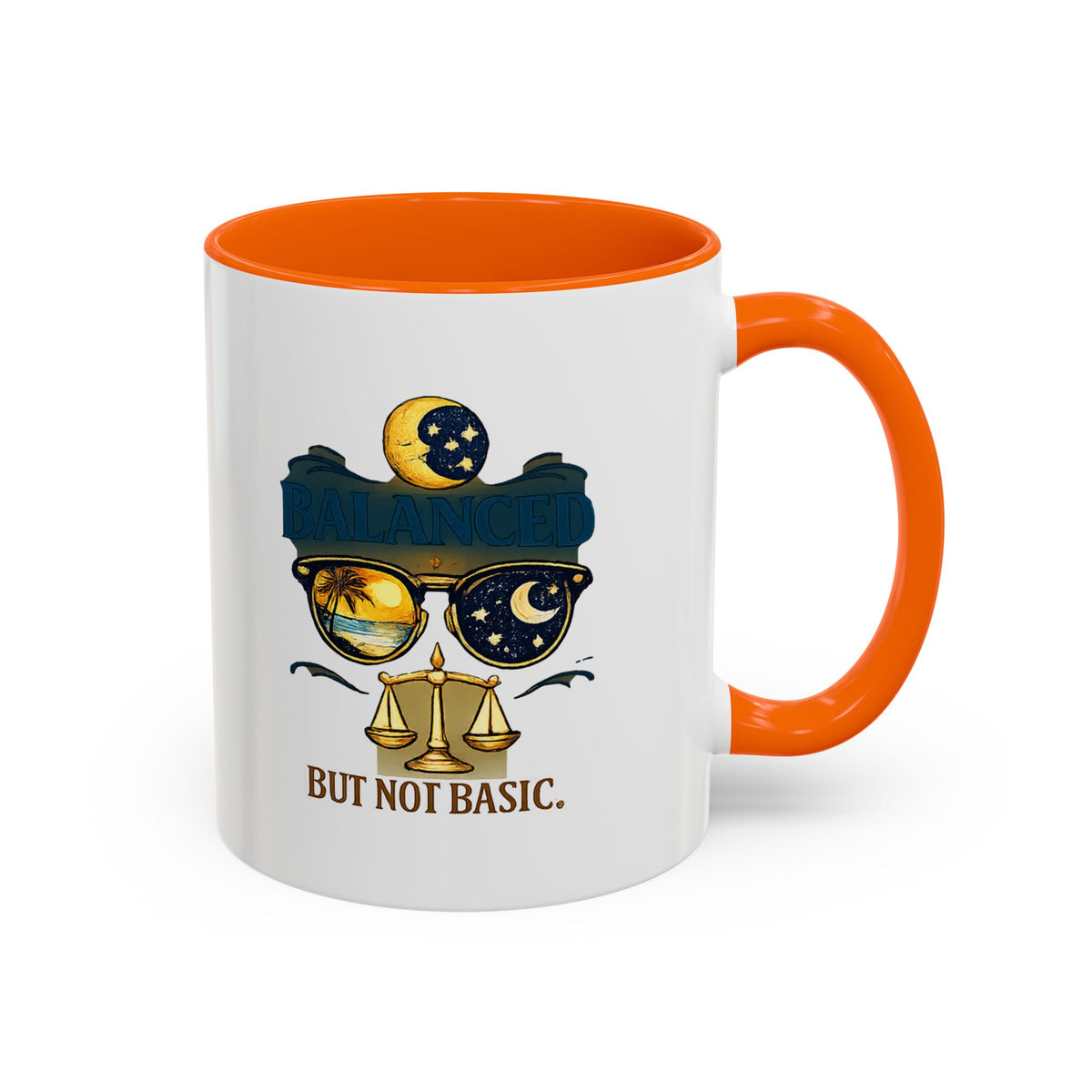 Libra Zodiac Accent Coffee Mug