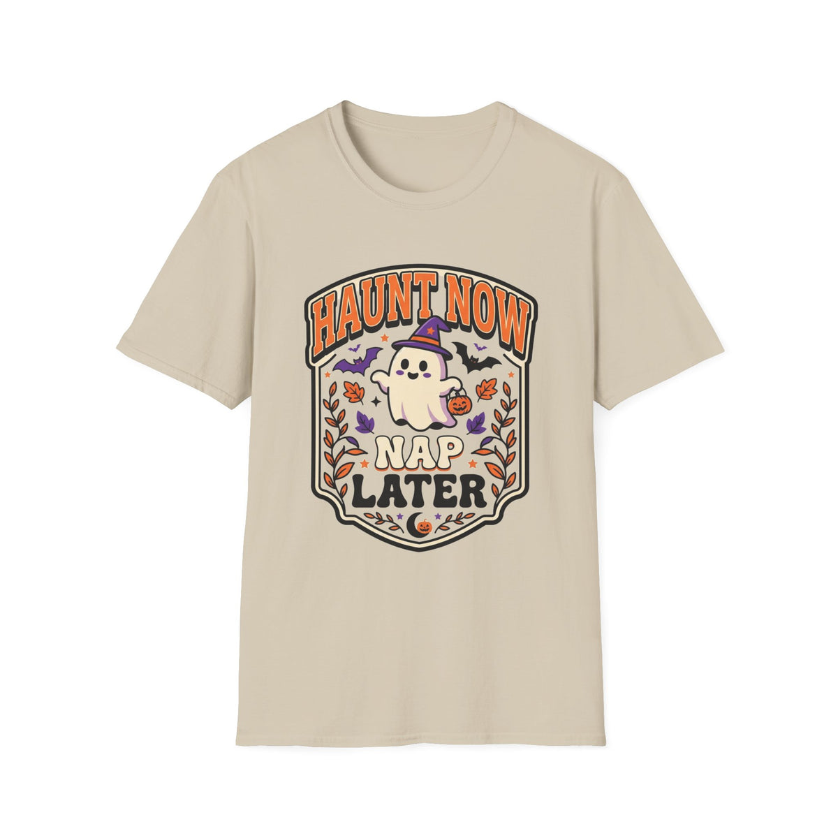 Haunt Now Nap T-Shirt – Cute Halloween Ghost Graphic Tee - Trending Now - August 2026