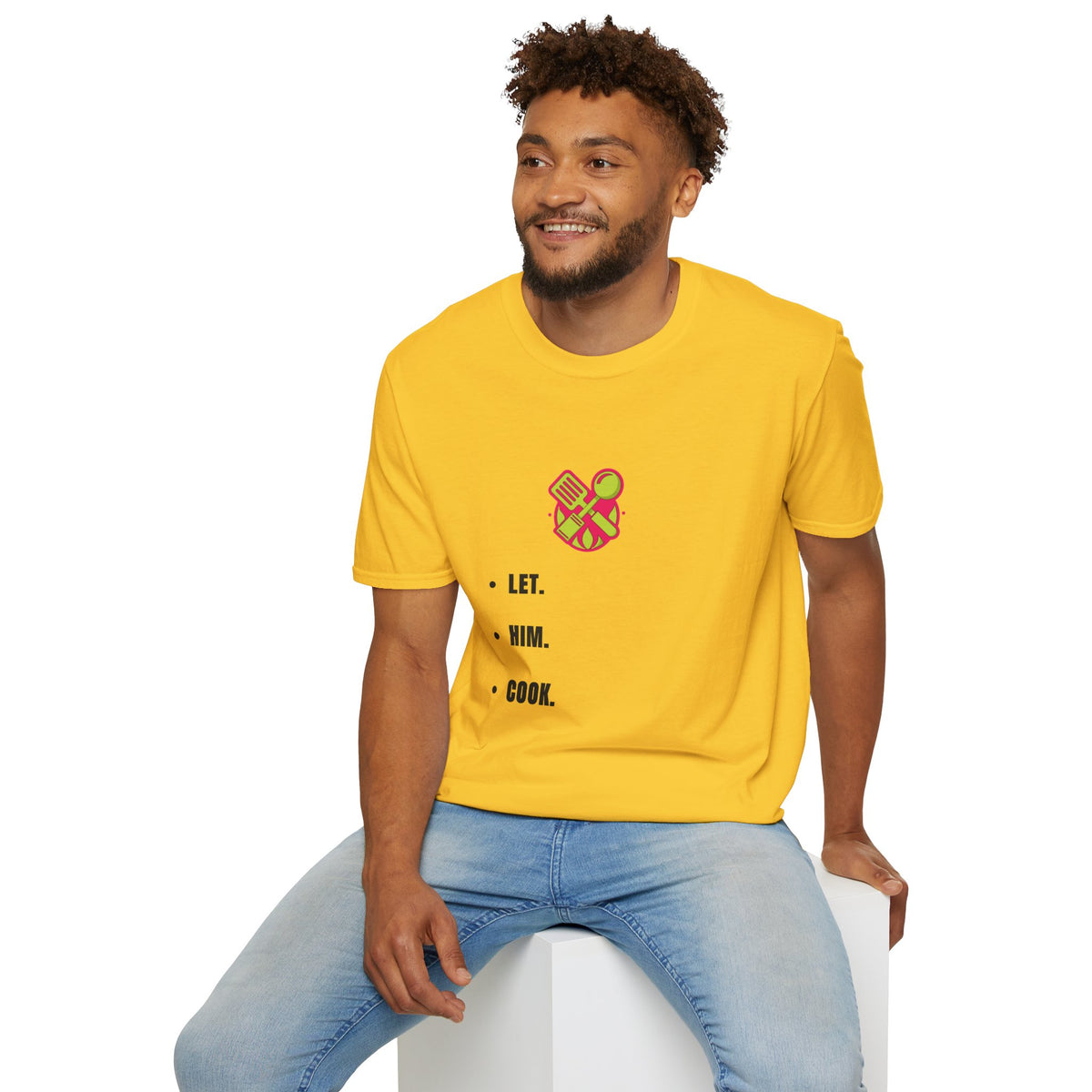 T-Shirt — LET. HUM. COOK. Minimalist Cooking Heart Graphic - Trending Now - September 2026