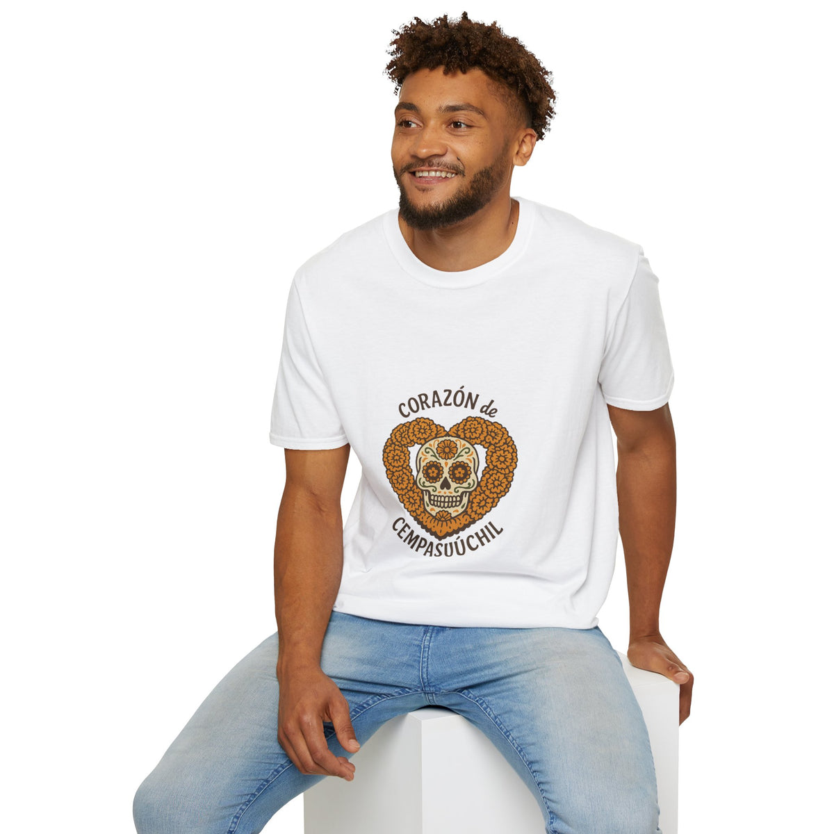 T-Shirt — Corazón de Champurrón Día de los Muertos Sugar Skull Tee - Trending Now - October 2026