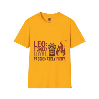 Leo Zodiac T-Shirt — Fiercely Loyal, Passionately Fiery Tee