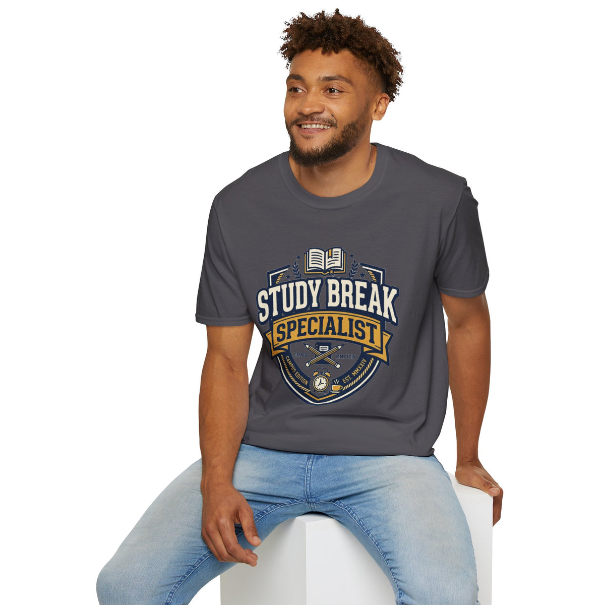 Study Break T-Shirt — 'Study Break Specialist' College Casual Tee - Trending Now - August 2026