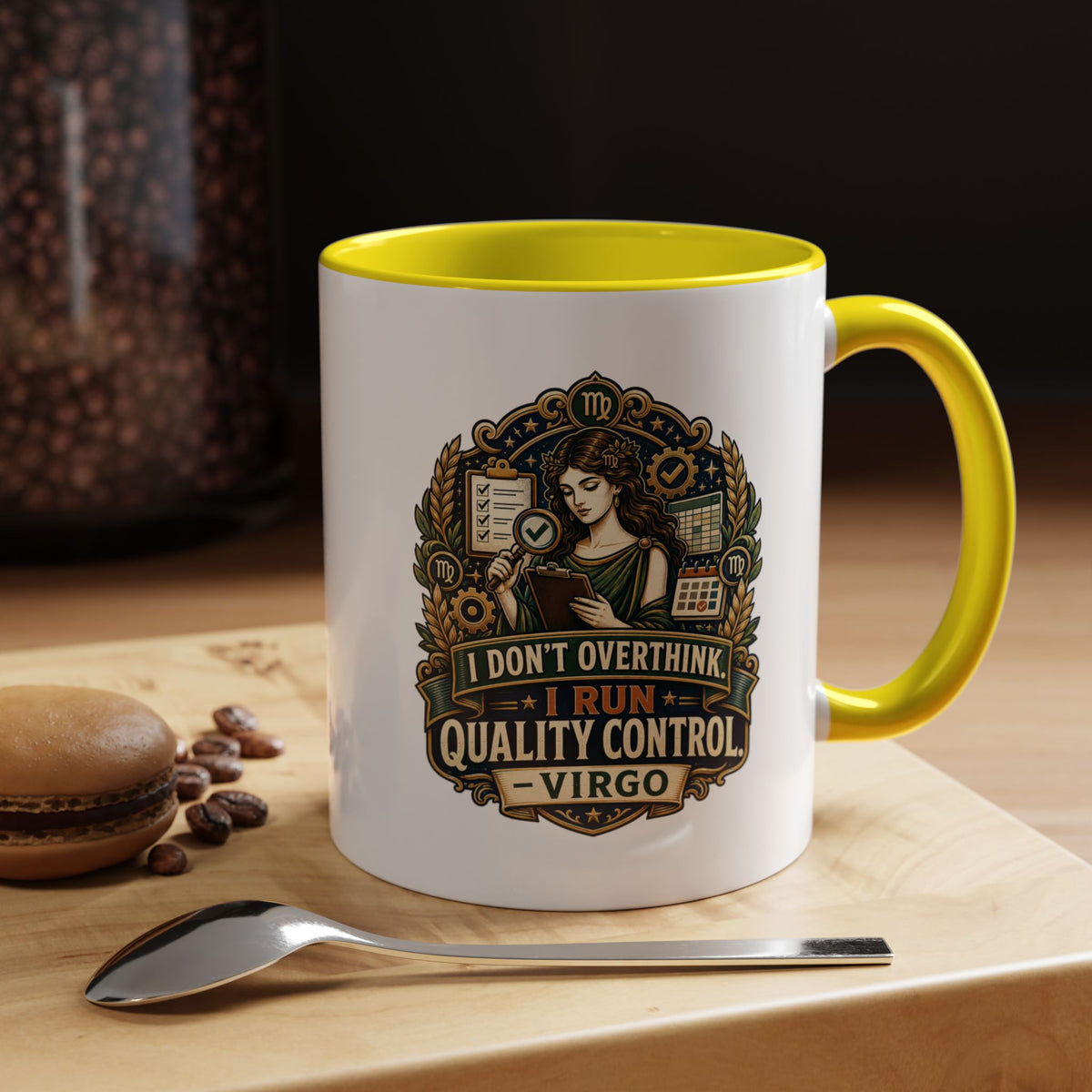 Zodiac Virgo Accent Coffee Mug
