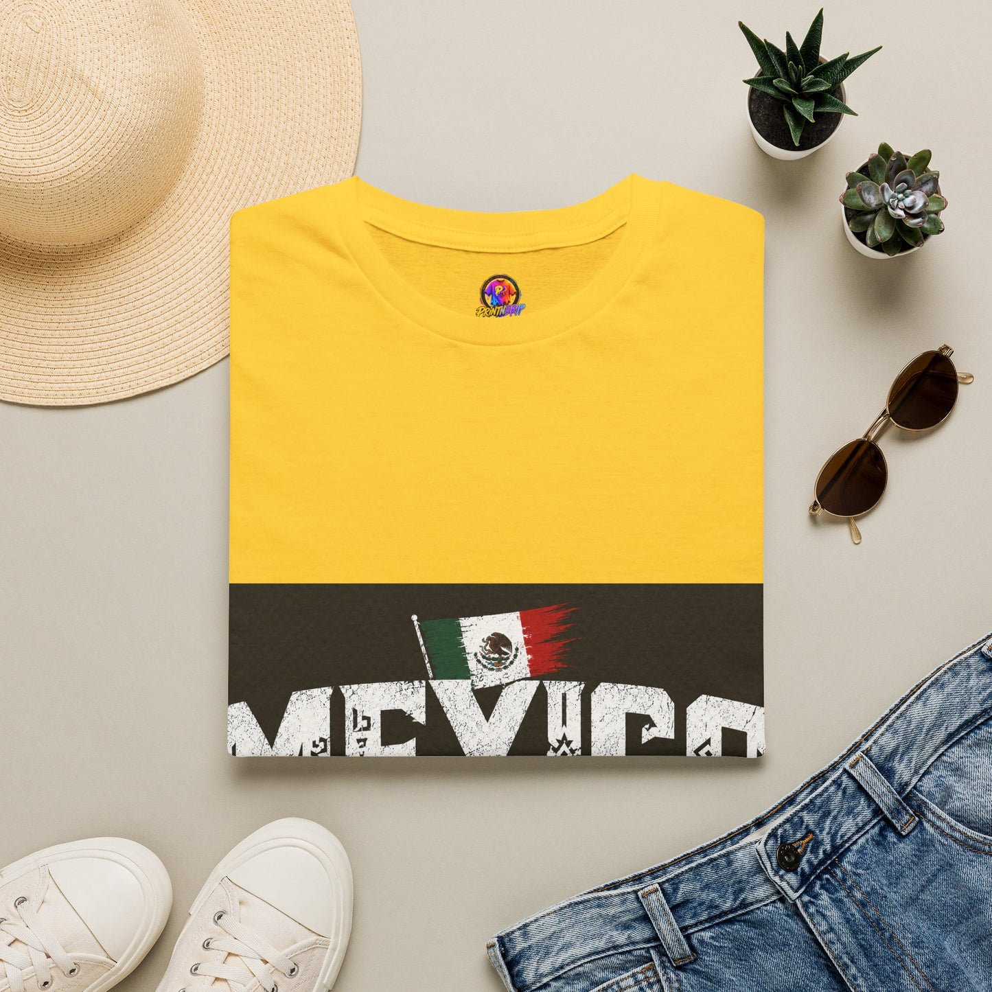Mexico Vintage Flag T-Shirt