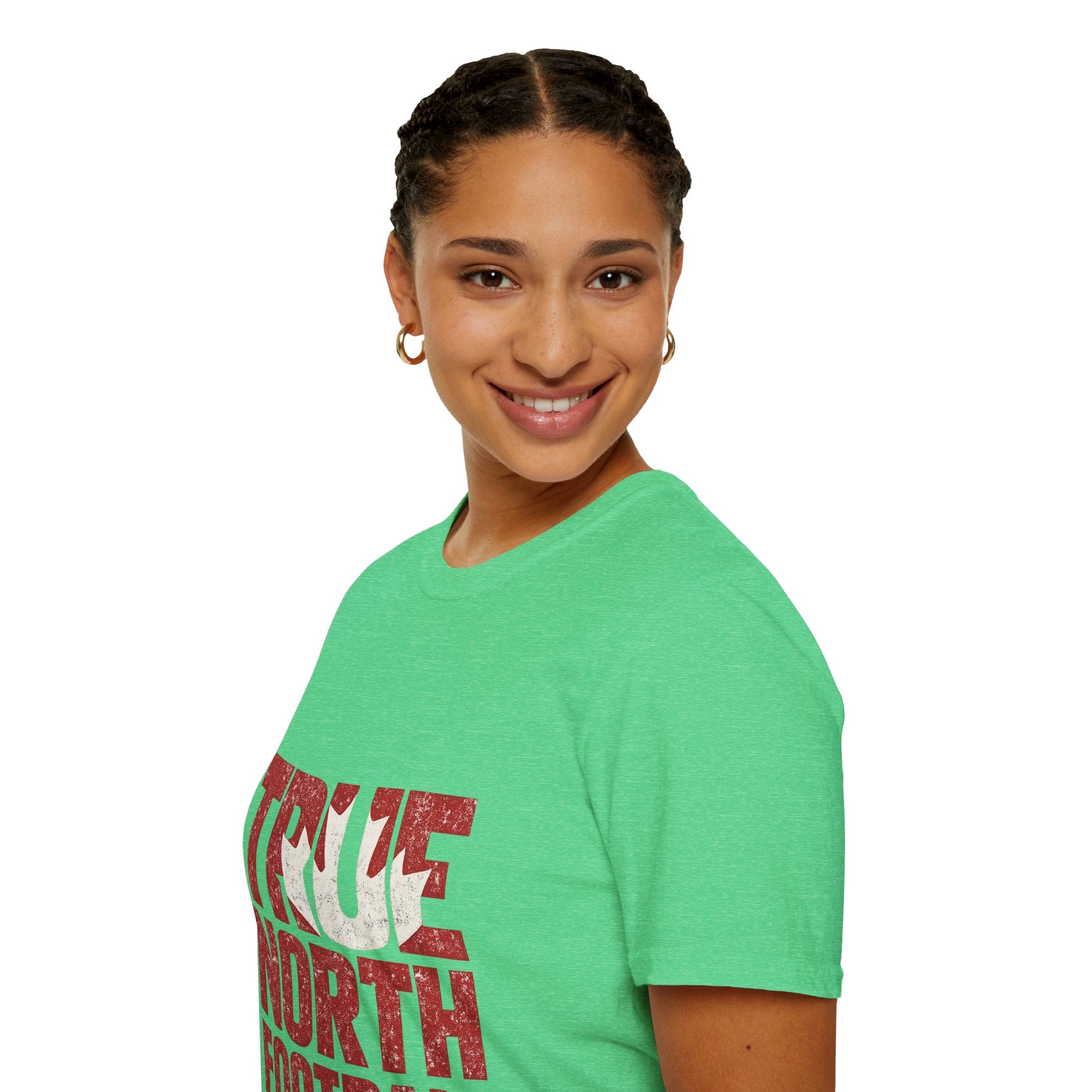 Canada True North Football T-Shirt — Vintage Canadian Leafs Sports Tee