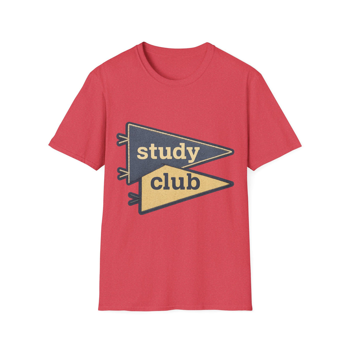 Study Club T-Shirt — Retro Pennant Student Tee - Trending Now - August 2026