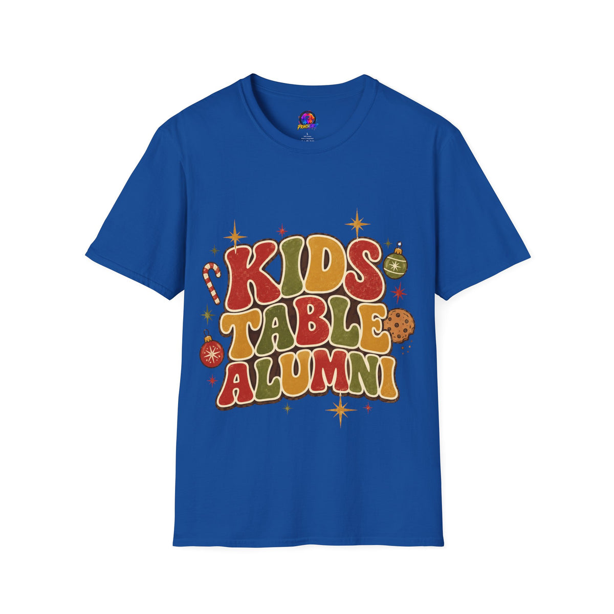 Kids Table Alumni T-Shirt — Retro Holiday Family Dinner Tee