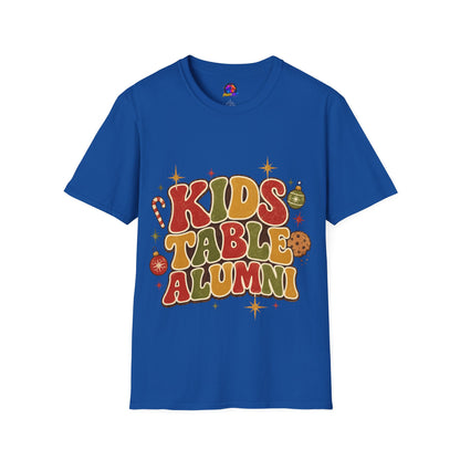Kids Table Alumni T-Shirt — Retro Holiday Family Dinner Tee