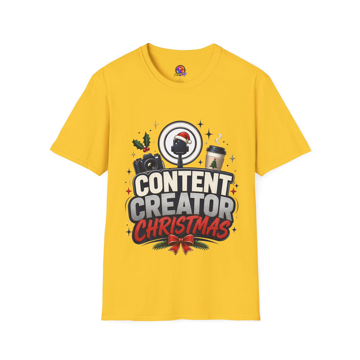 Content Creator Christmas T-Shirt