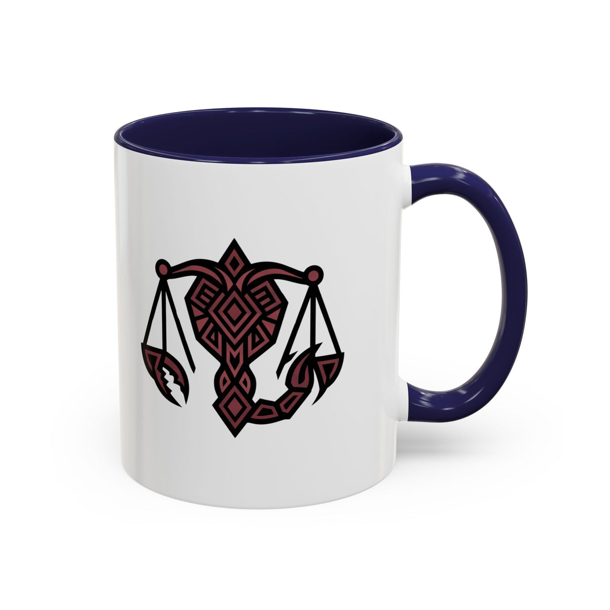 Scorpio Zodiac Scales Coffee Mug — Zodiac Balance Accent Mug
