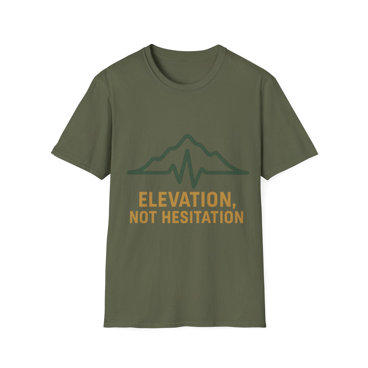 Elevation Not Hesitation Mountain T-Shirt — Adventure Outdoors Tee - Trending Now - September 2026