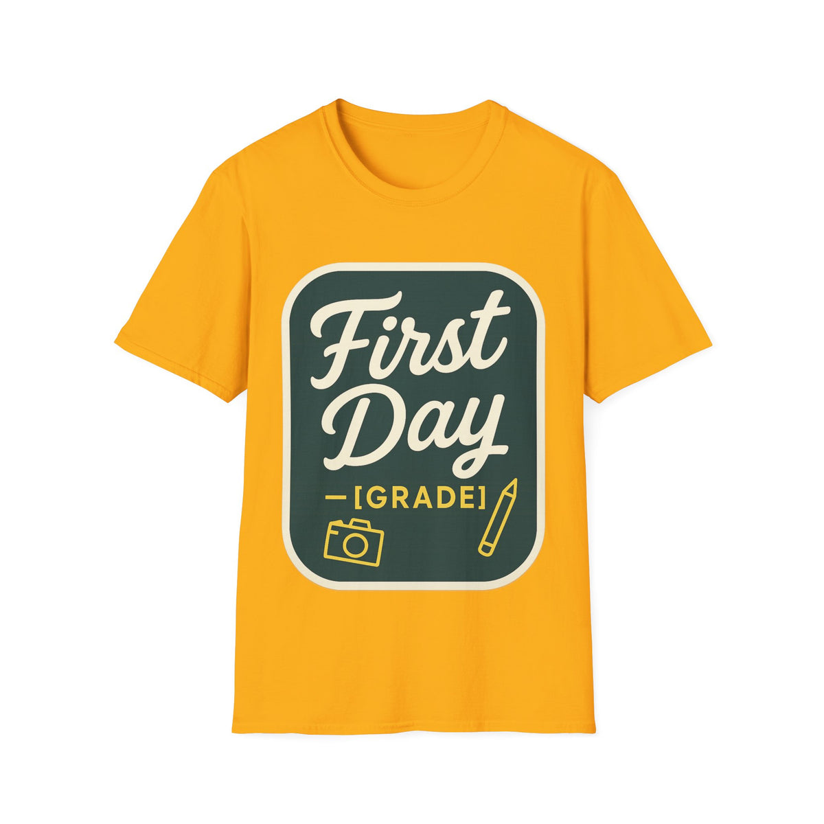 First Day T-Shirt — Retro "First Day (Grade 1)" Back-to-School Tee - Trending Now - August 2026