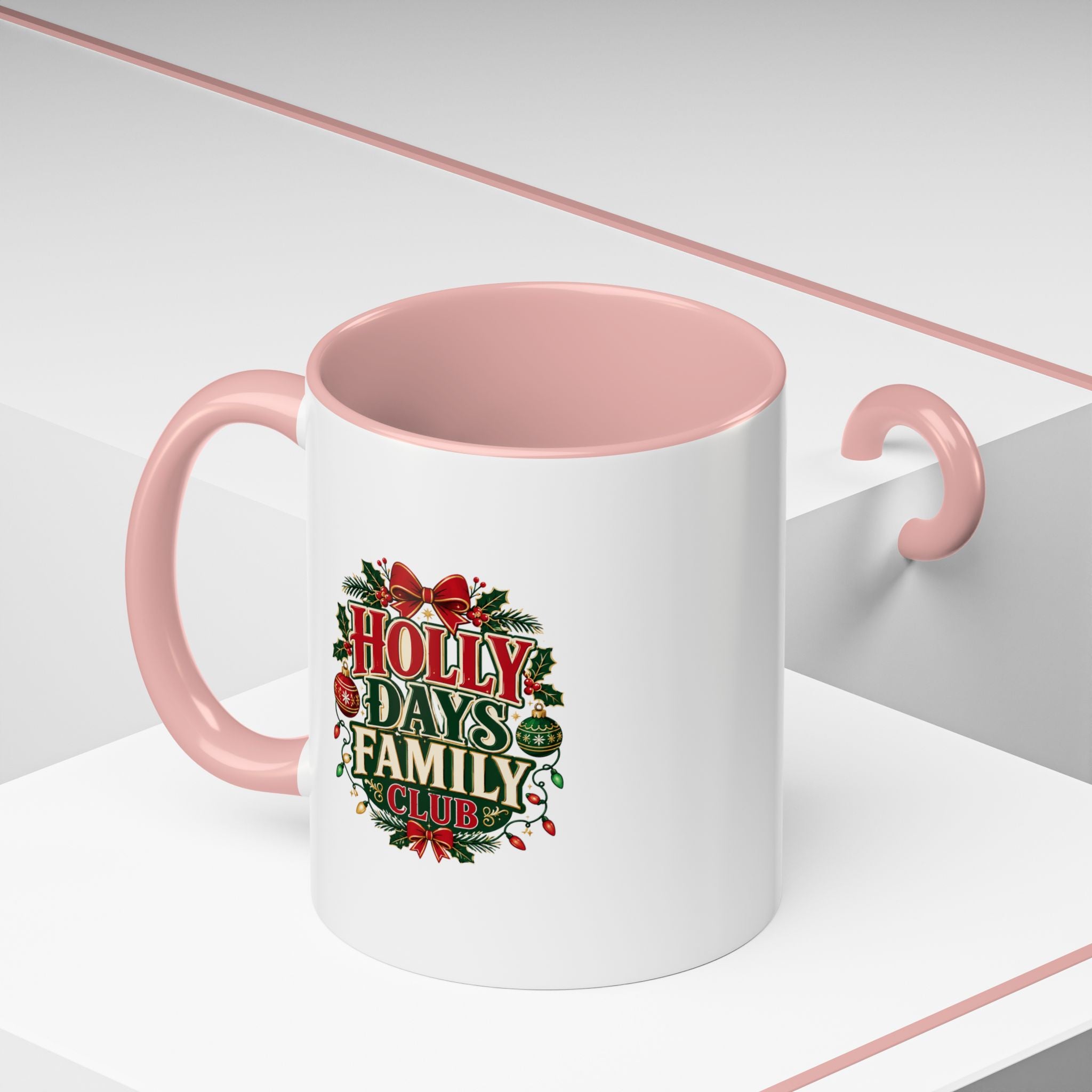 Accent Coffee Mug Holly Days Family