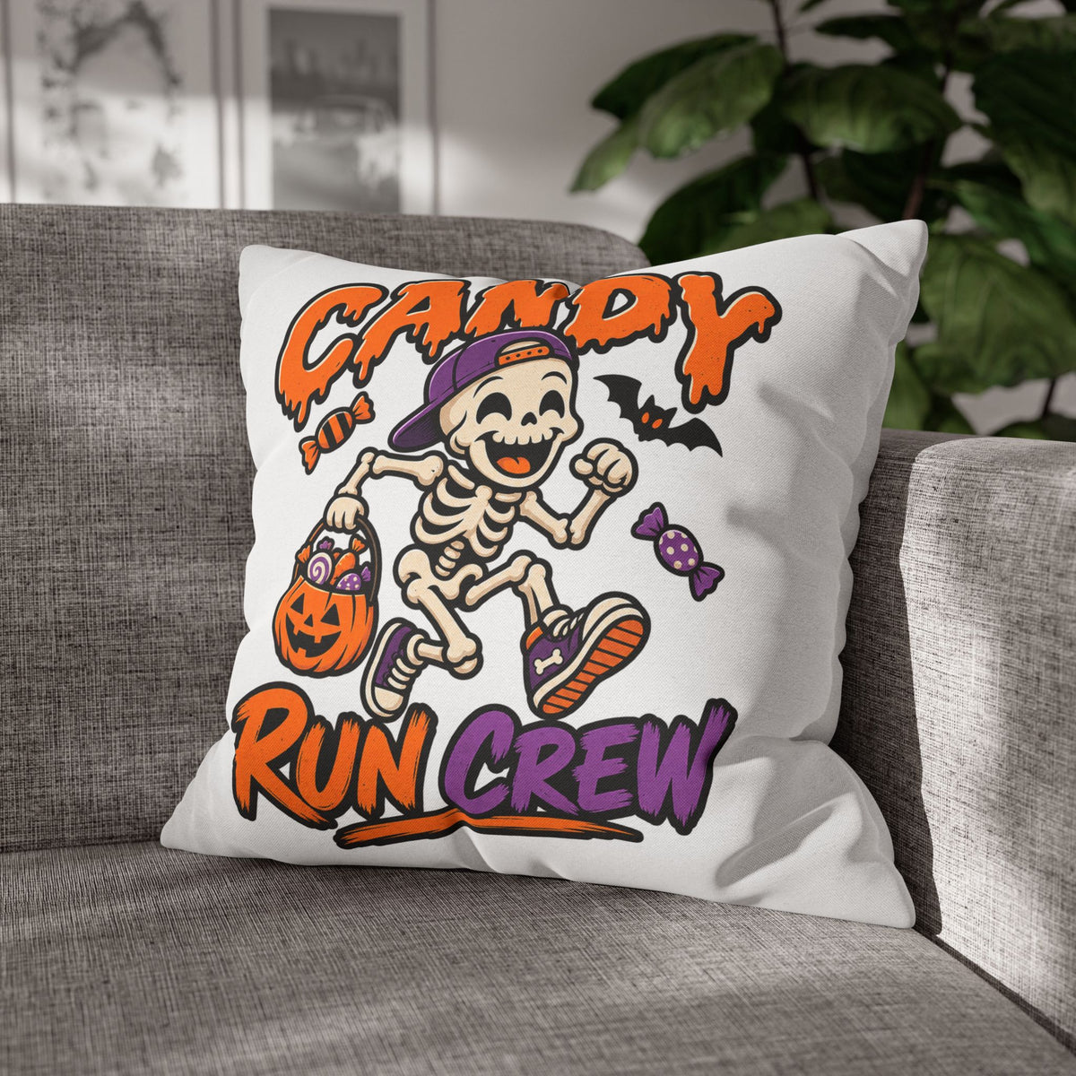 Candy Run Crew Halloween Pillowcase