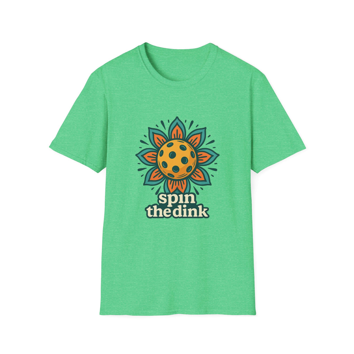 T-Shirt — 'Spin the Dink' Sunflower Paddle Tennis Graphic Tee - Trending Now - August 2026